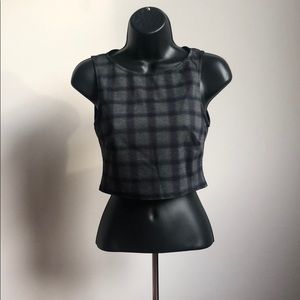 Plaid Crop Top